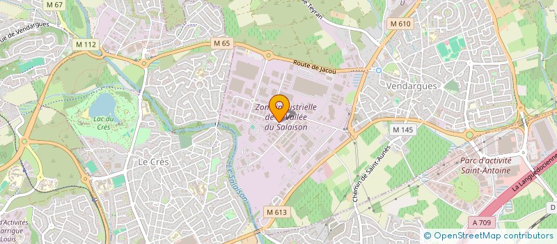localisation de l'entreprise SISTEME  VENDARGUES