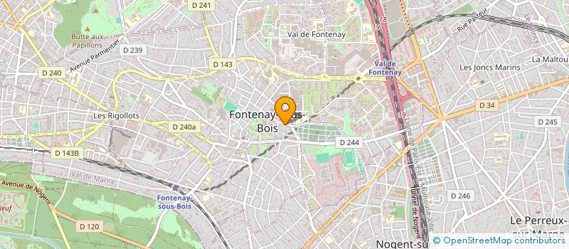 localisation de l'entreprise SISTER AND BROTHER  FONTENAY-SOUS-BOIS