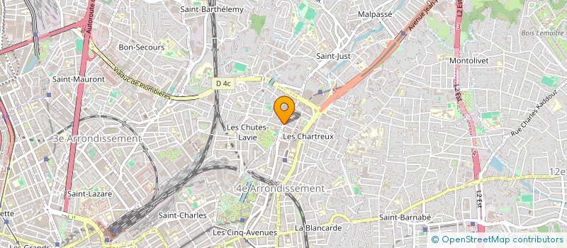 localisation de l'entreprise SISTER'COIFFURE à MARSEILLE