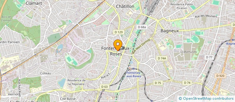 localisation de l'entreprise SISTERFLY à FONTENAY-AUX-ROSES