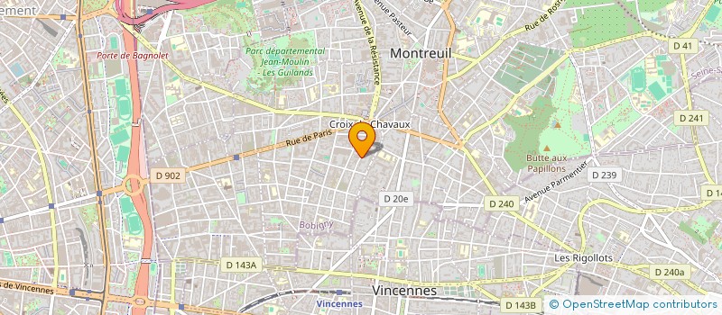 localisation de l'entreprise SISTERHOOD PARIS à MONTREUIL