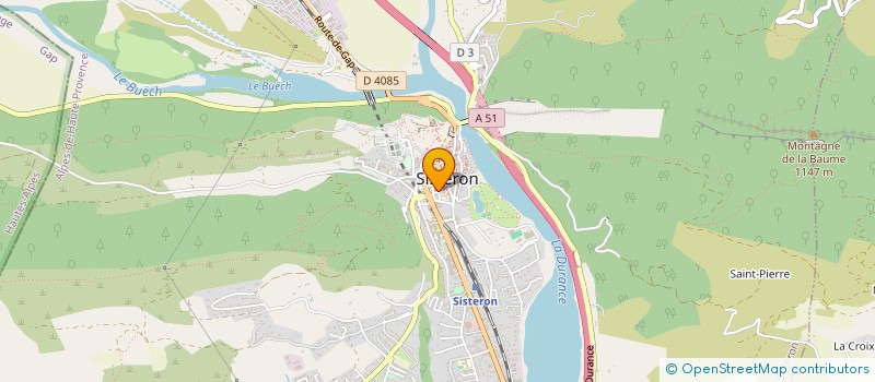 localisation de l'entreprise SISTERON AVF ACCUEIL à SISTERON
