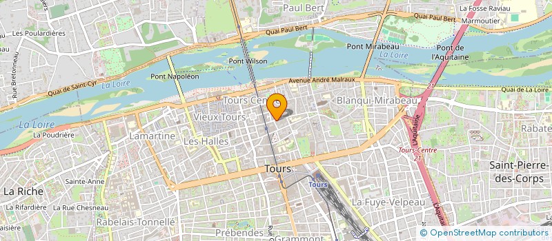 localisation de l'entreprise SISTERS à TOURS