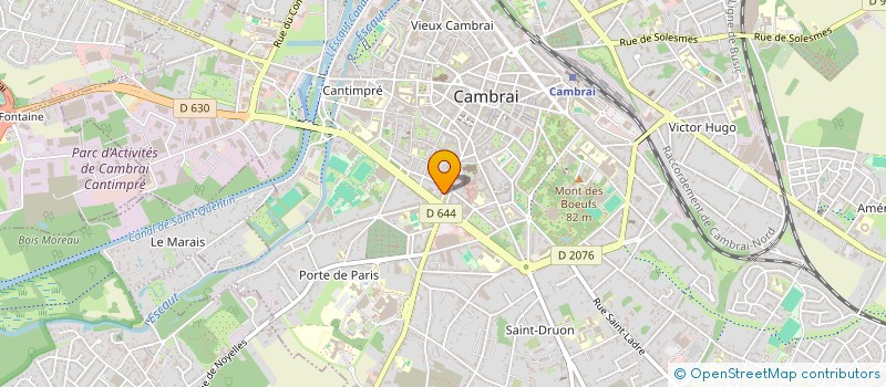 localisation de l'entreprise SISTERS  CAMBRAI