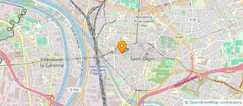 localisation de l'entreprise SISTERS à SAINT-DENIS