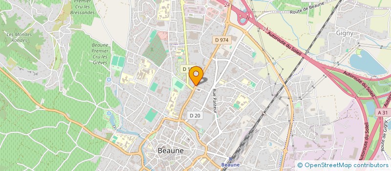 localisation de l'entreprise SISTERS à BEAUNE