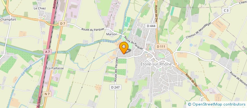 localisation de l'entreprise SISTERS  ETOILE-SUR-RHONE