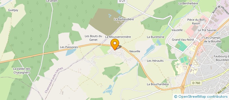 localisation de l'entreprise SISTERS' FOOD  LOCHES