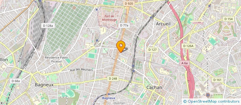 localisation de l'entreprise SISTEUF  CACHAN