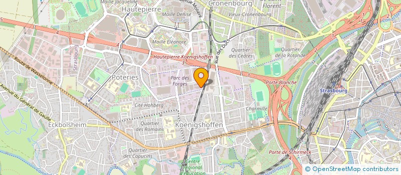 localisation de l'entreprise SISTRA EA à STRASBOURG