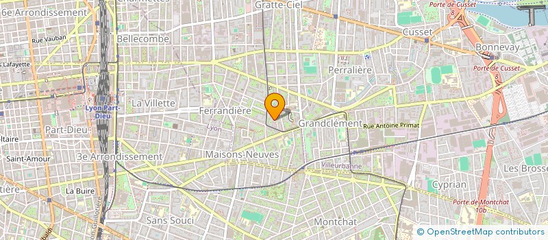 localisation de l'entreprise SISTRUM CONSEIL  VILLEURBANNE