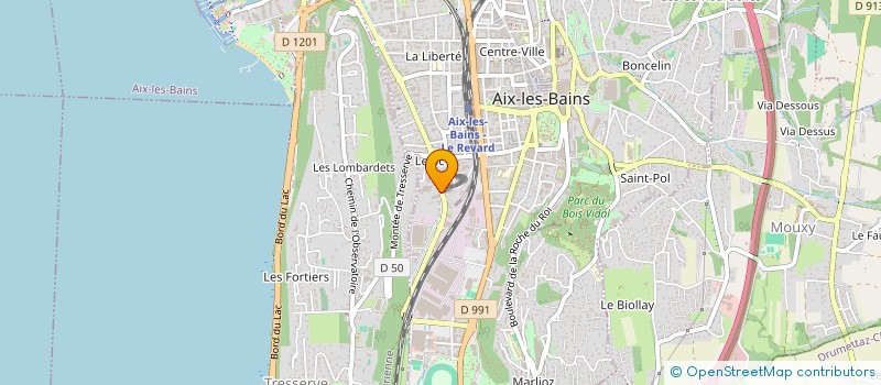 localisation de l'entreprise SISU  AIX-LES-BAINS