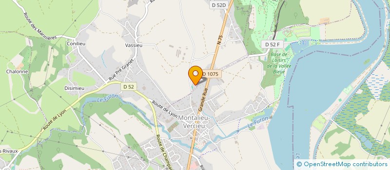 localisation de l'entreprise SISUA  PORCIEU-AMBLAGNIEU