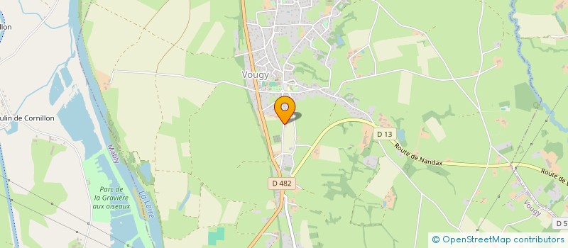 localisation de l'entreprise SISV  VOUGY