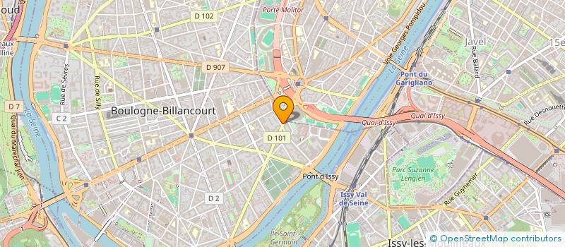 localisation de l'entreprise SISYPHE à BOULOGNE-BILLANCOURT