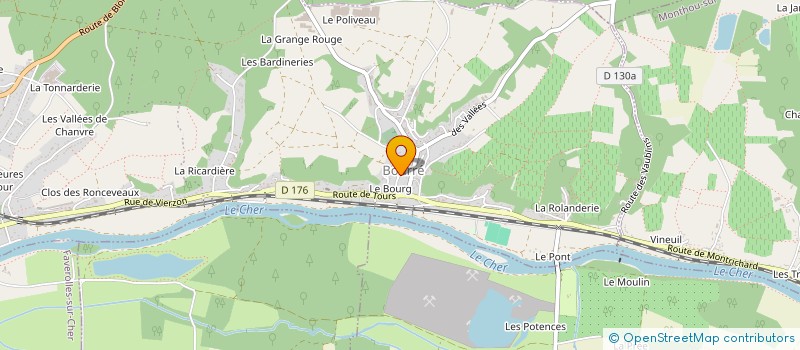 localisation de l'entreprise SISYPHE COMME IDOLE à MONTRICHARD-VAL-DE-CHER