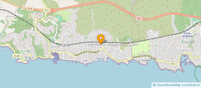 localisation de l'entreprise SISYPHE D'EOLE  SAUSSET-LES-PINS