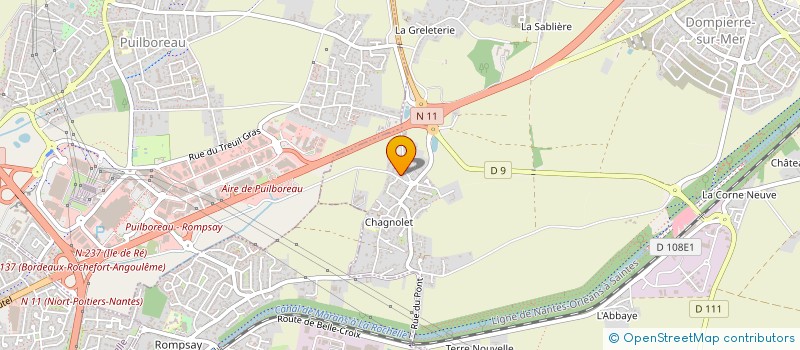 localisation de l'entreprise SIT & A CONSEIL à DOMPIERRE-SUR-MER