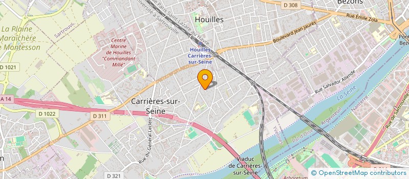 localisation de l'entreprise SIT ADORE  CARRIERES-SUR-SEINE