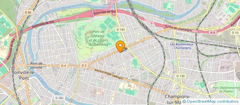 localisation de l'entreprise SIT ART à CHAMPIGNY-SUR-MARNE