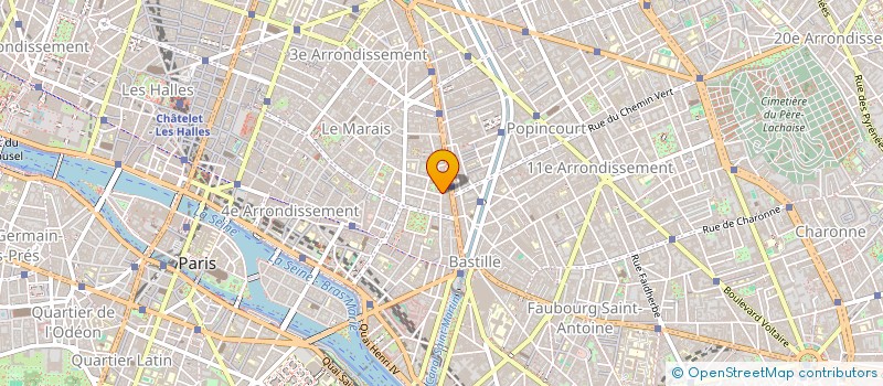 localisation de l'entreprise SIT ECO à PARIS