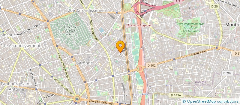 localisation de l'entreprise SIT ETANCHE à PARIS