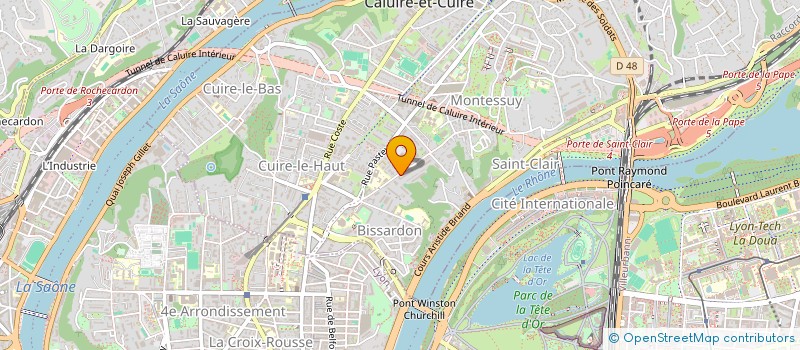 localisation de l'entreprise SIT IMMO  CALUIRE-ET-CUIRE