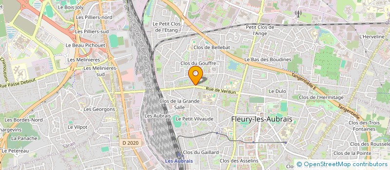 localisation de l'entreprise SIT SERVICES  FLEURY-LES-AUBRAIS