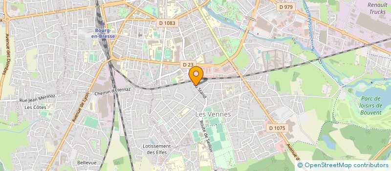 localisation de l'entreprise SITA à BOURG-EN-BRESSE