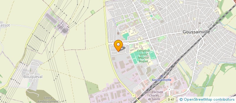 localisation de l'entreprise SITA FIBRE BTP  GOUSSAINVILLE