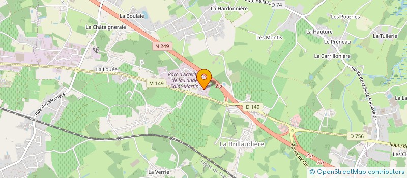 localisation de l'entreprise SITACI à HAUTE-GOULAINE