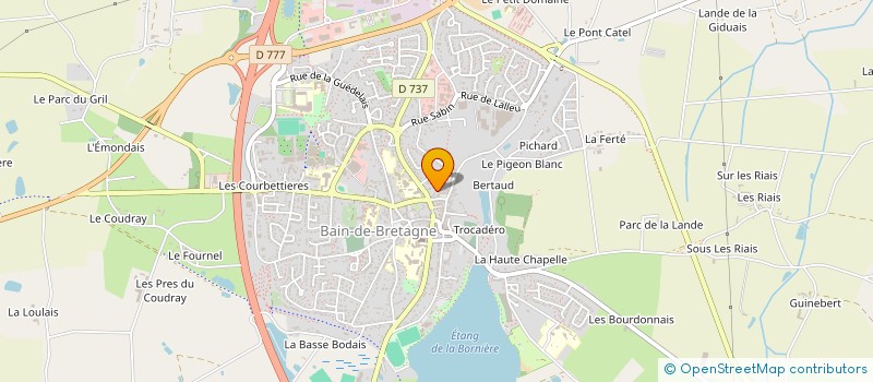 localisation de l'entreprise SITADELL  BAIN-DE-BRETAGNE