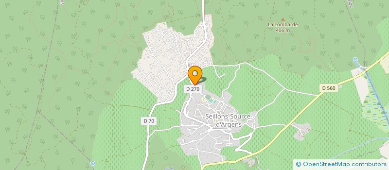 localisation de l'entreprise SITAEL  SEILLONS-SOURCE-D'ARGENS