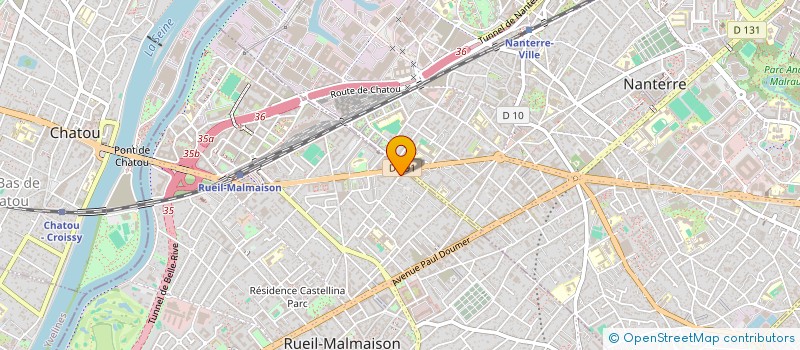 localisation de l'entreprise SITAEL à RUEIL-MALMAISON