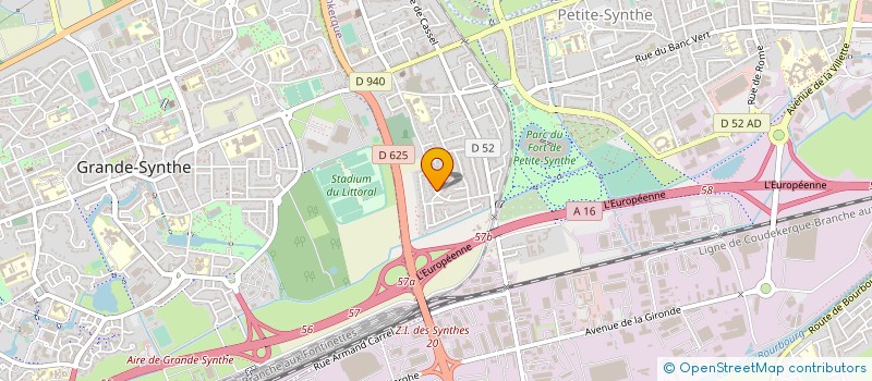localisation de l'entreprise SITAF à DUNKERQUE