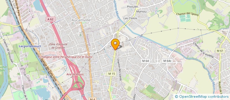 localisation de l'entreprise SITAF ENTREPRISE GENERALE D'ISOLATION à TOULOUSE