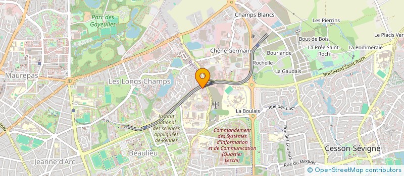 localisation de l'entreprise SITAGRI à RENNES