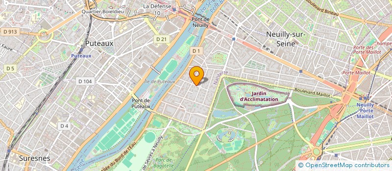 localisation de l'entreprise SITAM à NEUILLY-SUR-SEINE