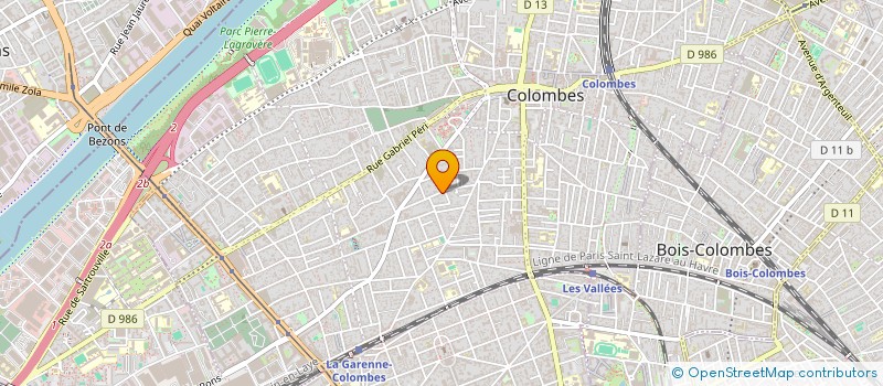 localisation de l'entreprise SITAMRA à COLOMBES