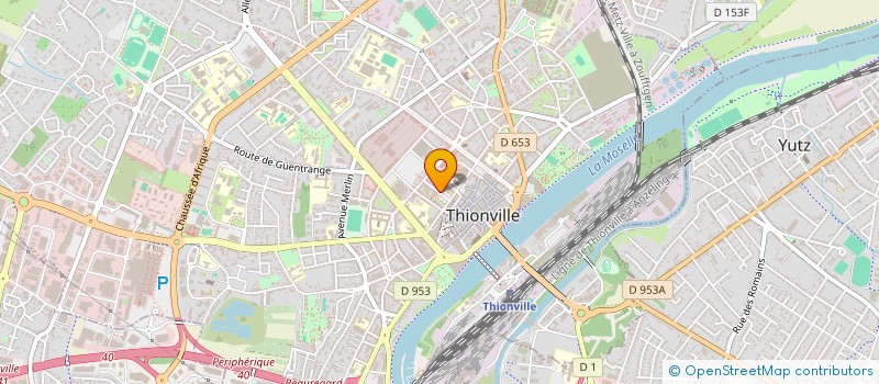 localisation de l'entreprise SITATEX à THIONVILLE