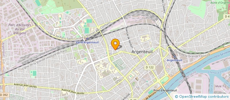 localisation de l'entreprise SITB  ARGENTEUIL
