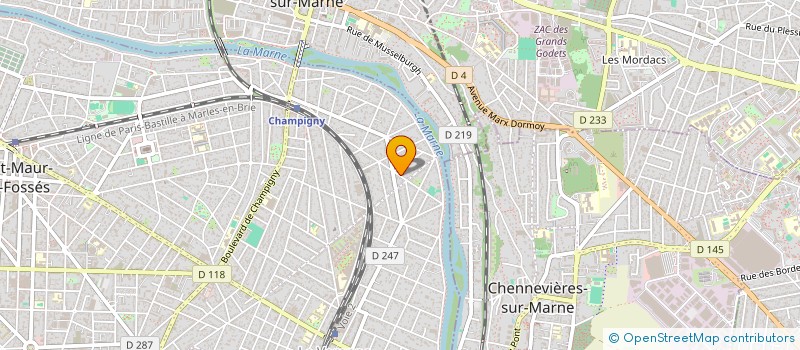 localisation de l'entreprise SITBEN INVEST à SAINT-MAUR-DES-FOSSES