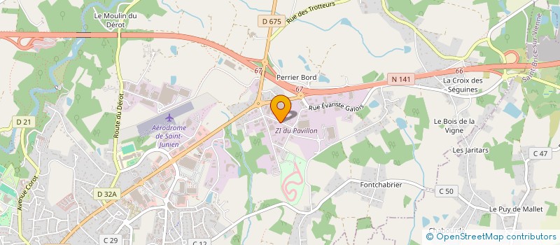 localisation de l'entreprise SITCO GROUPE à SAINT-JUNIEN