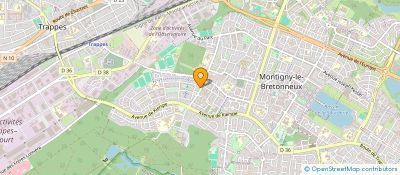 localisation de l'entreprise SITE CARS SERVICES  MONTIGNY-LE-BRETONNEUX