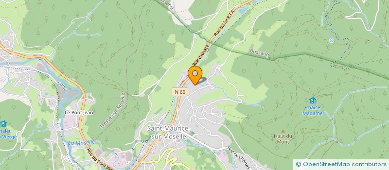 localisation de l'entreprise SITE CONCEPT 2 M  SAINT-MAURICE-SUR-MOSELLE