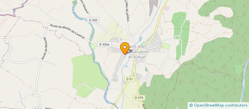 localisation de l'entreprise SITE DE FABRIQUE ARTISTIQUE ET COMPAGNIES  SAINT-JEAN-DE-MARUEJOLS-ET-AVEJAN