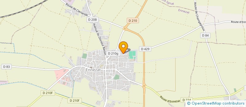 localisation de l'entreprise SITE DU PETIT-ROLLET  ENNEZAT