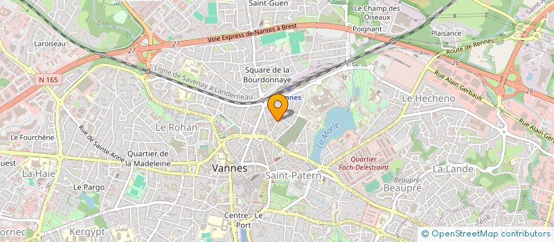 localisation de l'entreprise SITE ET CITE DEV AMEN URBAN ENVIR à VANNES