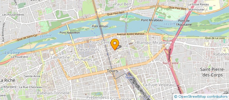 localisation de l'entreprise SITE FACILE à TOURS
