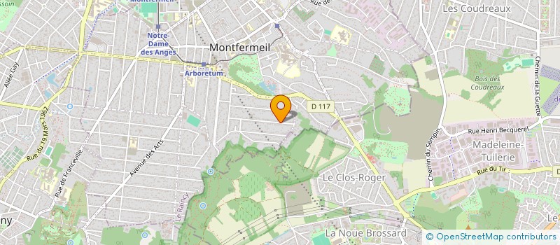 localisation de l'entreprise SITE IMMO à MONTFERMEIL